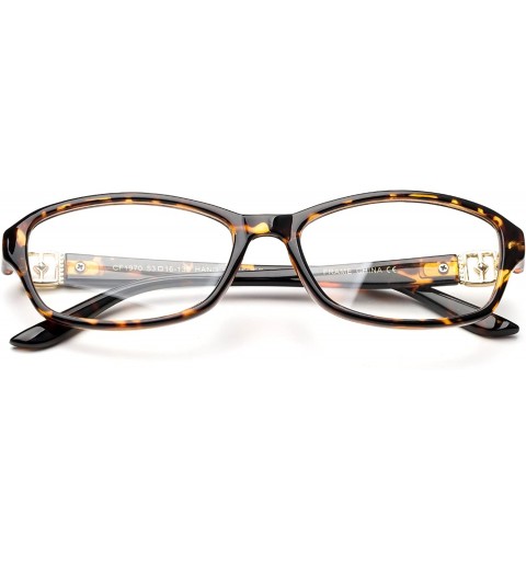 Square "Lotin" Squared Modern Design Fashion Clear Lens Glasses - Tortoise - CA12L9ZOP75 $7.80