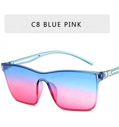 Rimless Sunglasses Women Big Large Rimless Frameless Eyeglasses Trending Product - White - CT198RY68EL $10.15