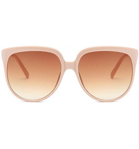 Goggle Fashion Men Women Gradient Lens Irregular Shape Sunglasses Vintage Cateye Sun Glasses - C - C918T98WGEZ $11.81