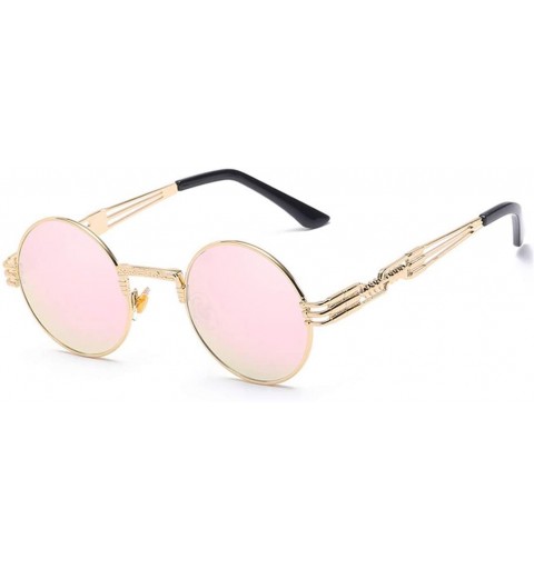 Goggle Steampunk Goggles Sunglasses Men Women er Vintage Round Sun Glasses for UV400 Female Male Retro Oculos QF022 - CH18WR6...