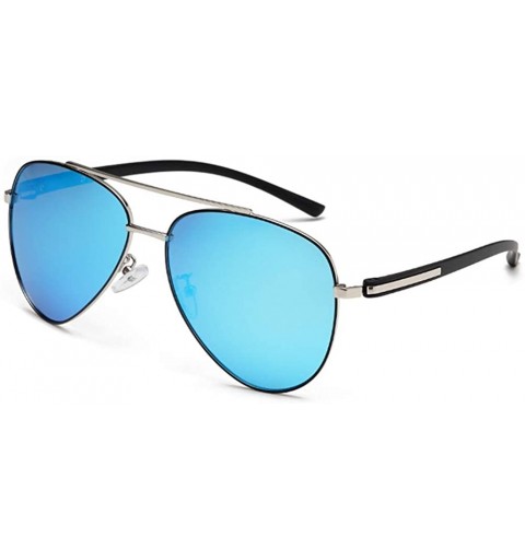 Round Mirrored Polarized Sunglasses Spring - Gray - CY18THNERAY $11.66