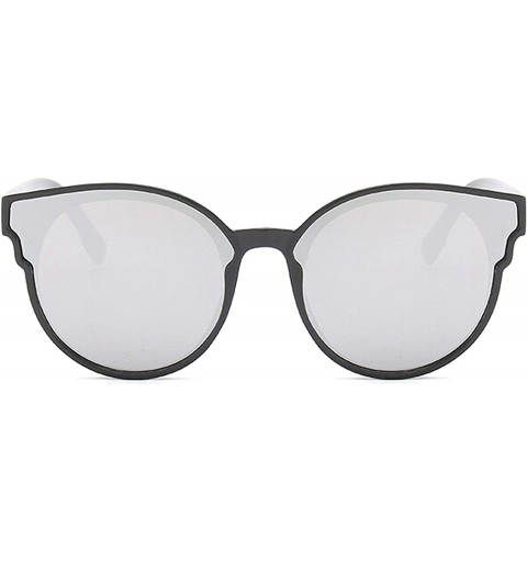 Sport Vintage Sunglasses for Women PC Resin UV 400 Protection Sunglasses - Black White - CR18T2UCRKK $29.21