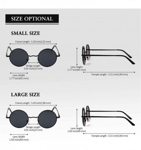 Oval Classic Semi Rimless Half Frame Polarized Sunglasses for Men Women UV400 - 4 S Gun Frame/Grey Lens - C318N9HRISI $23.32