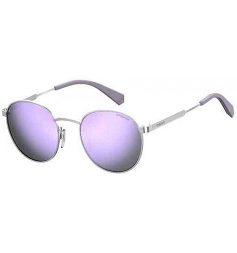 Oval unisex-adult Pld 2053/S Oval Sunglasses - Lilac Silver/Polarized Purple - C818KZ27E2H $90.97