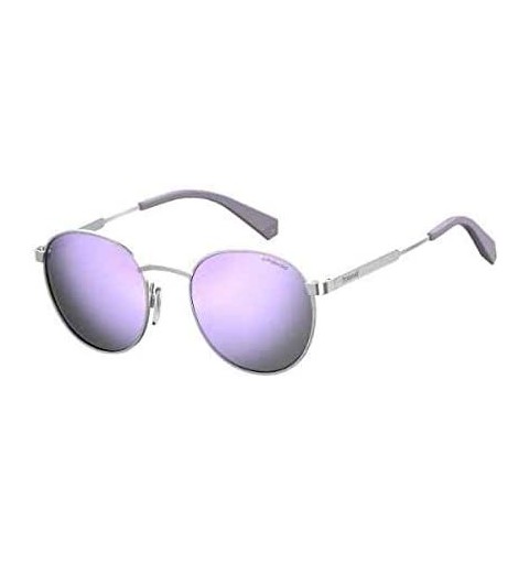 Oval unisex-adult Pld 2053/S Oval Sunglasses - Lilac Silver/Polarized Purple - C818KZ27E2H $90.97