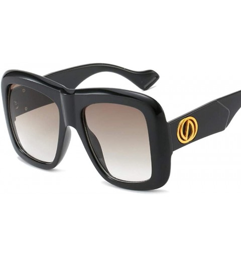 Rimless Fashion Sunglasses Box Style Trend Ladies Sunglasses Big Box Too Glasses - C018XDG402S $51.24