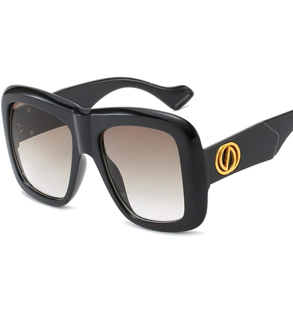 Rimless Fashion Sunglasses Box Style Trend Ladies Sunglasses Big Box Too Glasses - C018XDG402S $51.24