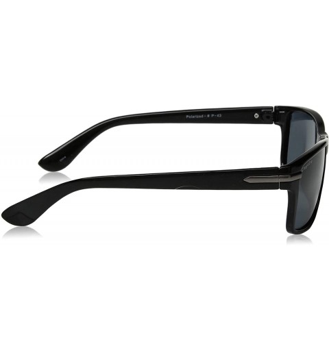 Sport P-43 Polarized Fashion Sunglasses - Black Frame - CZ11T7X0VP7 $24.75