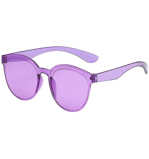 Round Fashion Polarized Sunglasses Oversized Sunglasses for Women Men Fashion Sunglasses Shades Jelly Sunglasses Retro - C519...