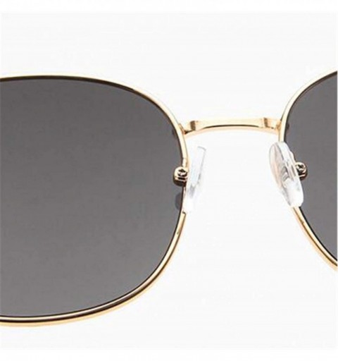 Square 2019 Vintage Large Frame Women Sunglasses Lady Luxury Retro Metal Glasses Mirror UV400 Oculos De Sol Shopping - CU1985...