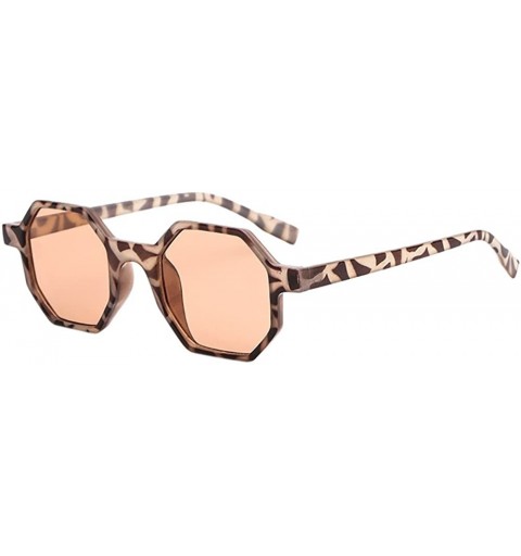 Oversized Sunglasses Vintage Eyewear Hippie Favors - B - CV18QO3H2GO $8.60