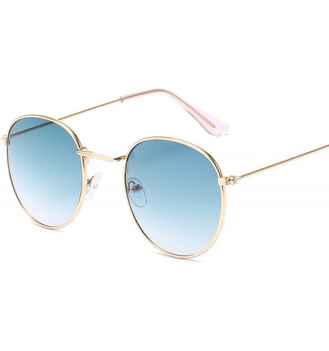 Square Round Retro Sunglasses Women Luxury Glasses Women/Men Small Mirror Oculos De Sol Gafas UV400 - Goldsilver - CX199C5D7H...