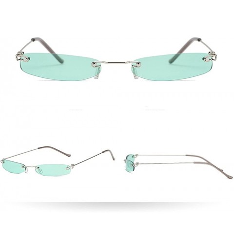 Sport Rectangular Sunglasses Vintage Glasses - 1 - CN18SA8TI36 $9.40