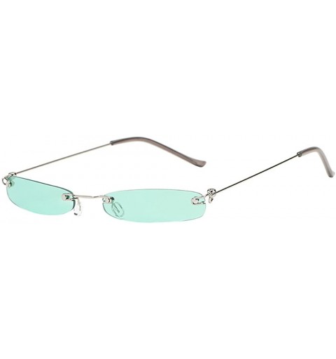Sport Rectangular Sunglasses Vintage Glasses - 1 - CN18SA8TI36 $21.92
