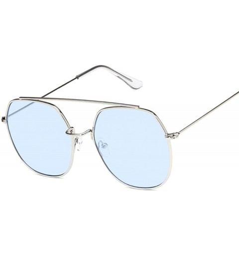 Oversized 2020 Retro Round Sunglasses Women Designer Mirror Sun Glasses Female Vintage Lunetteeil Femme - Blackgray - CF198ZK...