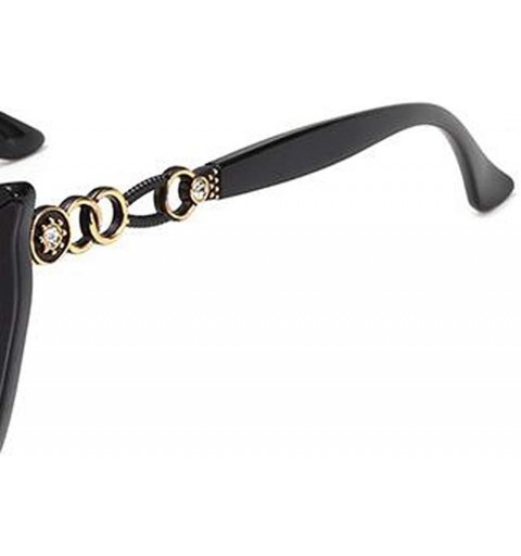 Aviator Fashion elegant sunglasses- diamond sunglasses- cat eyes fashion sunglasses - C - CS18RQWINR2 $36.42