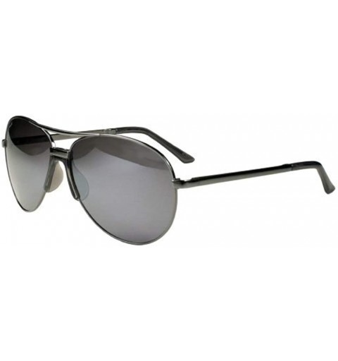 Aviator P16 No Tangle Polarized Aviator Sunglasses with Special Nose piece - Gunmetal - CO1139ECQ3F $36.40