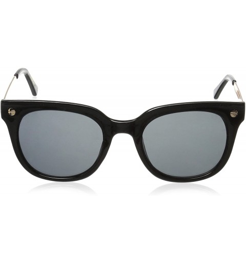Butterfly Women's Jet Set 1 Square Sunglasses - Black/Smoke - 50 mm - CN12N4Q9N21 $10.66