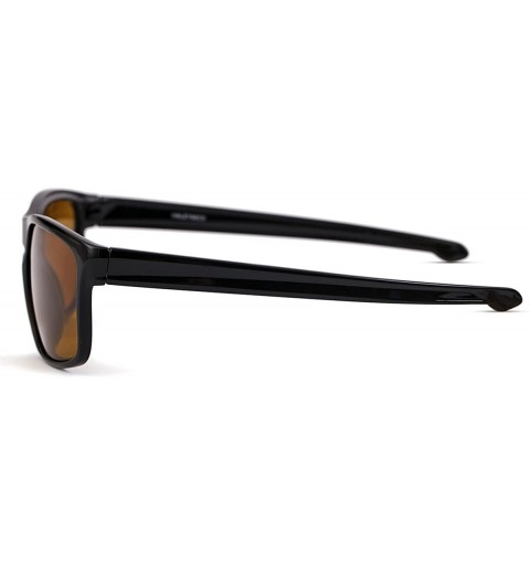 Wayfarer Polarized Wayfarer Sunglasses Computer Readers Glasses of Anti Blue Light - Black/Brown - C918E5MTA02 $18.34