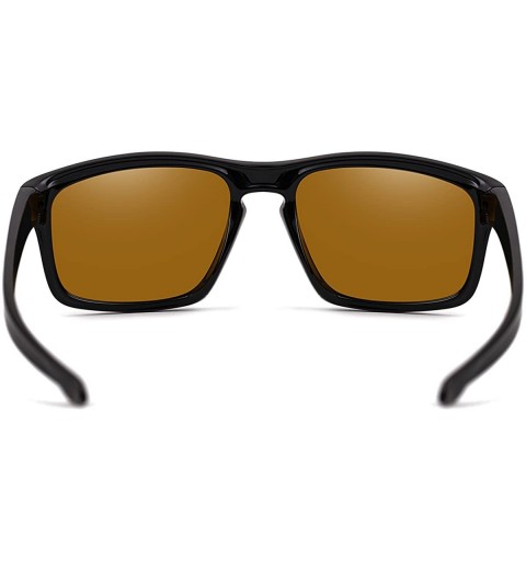 Wayfarer Polarized Wayfarer Sunglasses Computer Readers Glasses of Anti Blue Light - Black/Brown - C918E5MTA02 $18.34