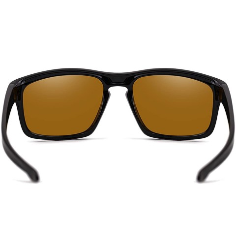 Wayfarer Polarized Wayfarer Sunglasses Computer Readers Glasses of Anti Blue Light - Black/Brown - C918E5MTA02 $18.34