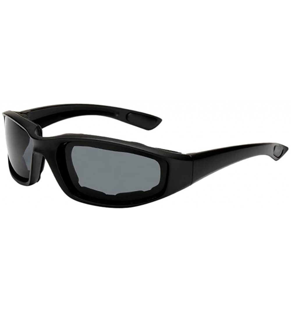 Square 2020 New Unisex Fashion Sports Sunglass Anti-Glare Motorcycle Glasses Cycling Glasses - A - C6196SWADNI $9.93