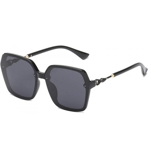 Rimless Personality Big Box Polarized Sunglasses Ladies Fashion Trend Sunglasses - C918X98KS8U $51.27