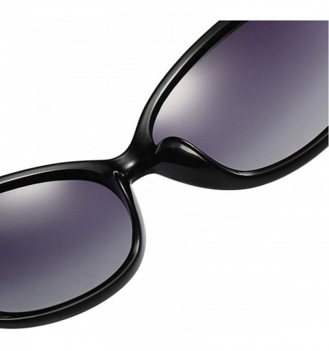 Oversized Women's Fashion Vintage Polarized TAC Sunglasses Round Frame 100% UV protection - A - CT198NZATS2 $19.70