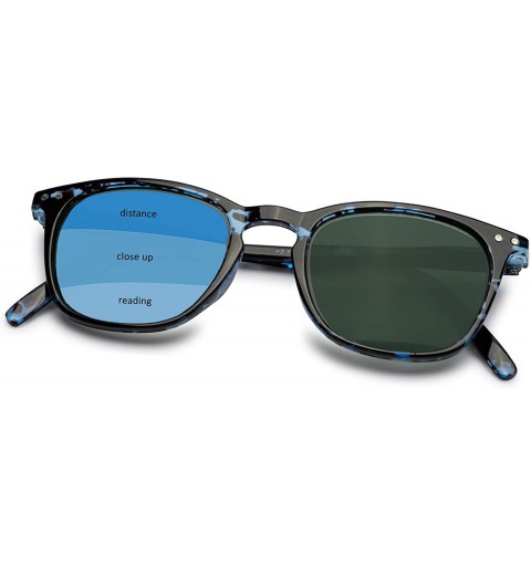 Square Progressive Multifocal Reading Sunglasses for Men & Women - Trifocal Reader Sunglasses - 2 - CE18U9CTH2A $31.08
