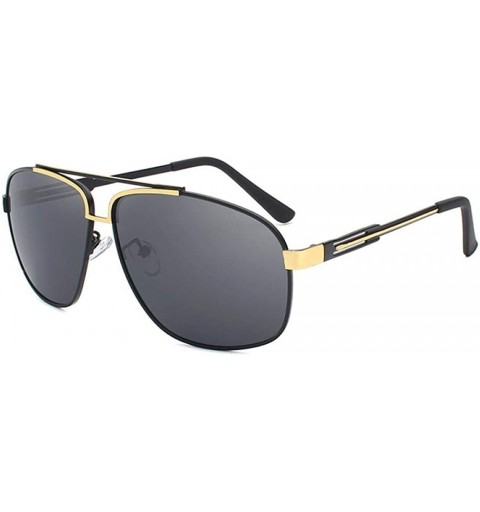 Oversized Polarized Sunglasses Man Cool Sun Glasses Men UV400 Y9754 C1BOX - Y9754 C1 - CQ18XDWWRRQ $11.34