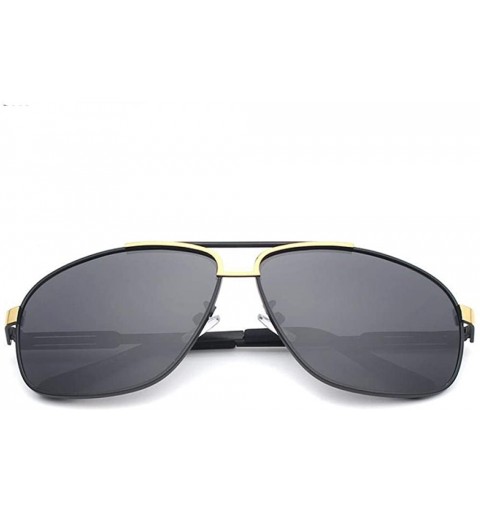 Oversized Polarized Sunglasses Man Cool Sun Glasses Men UV400 Y9754 C1BOX - Y9754 C1 - CQ18XDWWRRQ $11.34