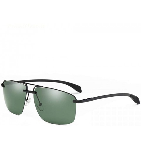 Aviator New Arrival HD Classic Men Polarized Driving Sunglasses W0923 Black Black Multi - W0923 Gun Blue - C918Y5WLZA0 $25.60