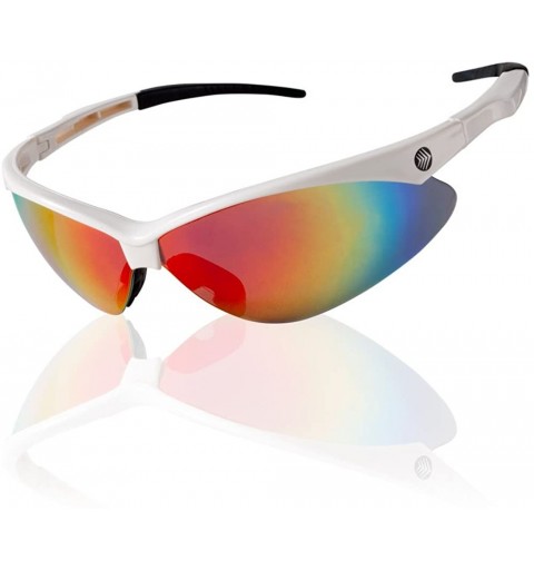 Wrap Rainbow Multi-Sport Wrap Sunglasses with Polycarbonate Lenses - C811FKMDK89 $35.78