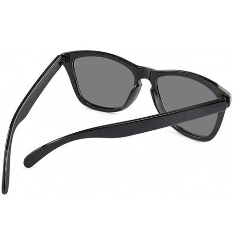 Goggle Men Women Polarized Sunglasses Classic Square Sun Glasses Male Driving Shades Goggles UV400 - Black Blue Blue - CQ199L...