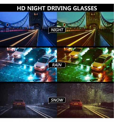 Goggle Glasses Driving Polarized Sunglasses Prescription - Night Vision / Light Grey - C5193G24Q05 $25.59