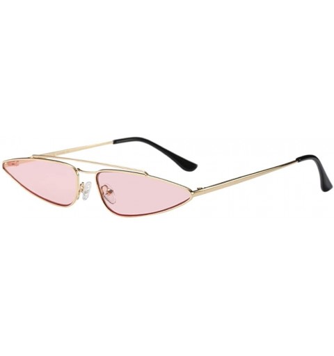 Goggle Stylish Irregular Shape UV Protection for Women Men Goggles Shades Eyeglass - Pink - CQ18G846SXS $9.91