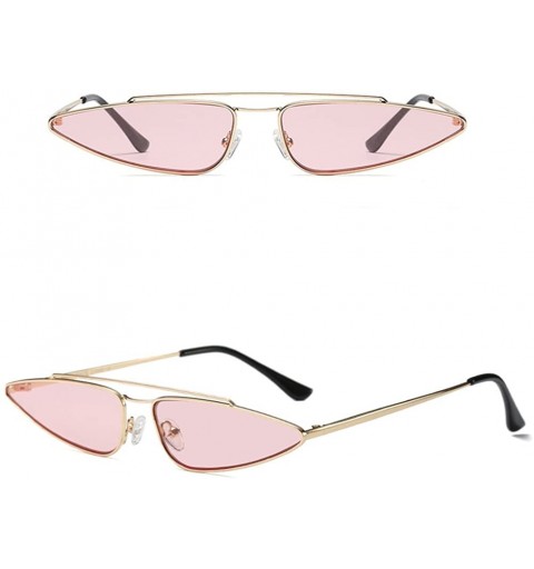 Goggle Stylish Irregular Shape UV Protection for Women Men Goggles Shades Eyeglass - Pink - CQ18G846SXS $9.91