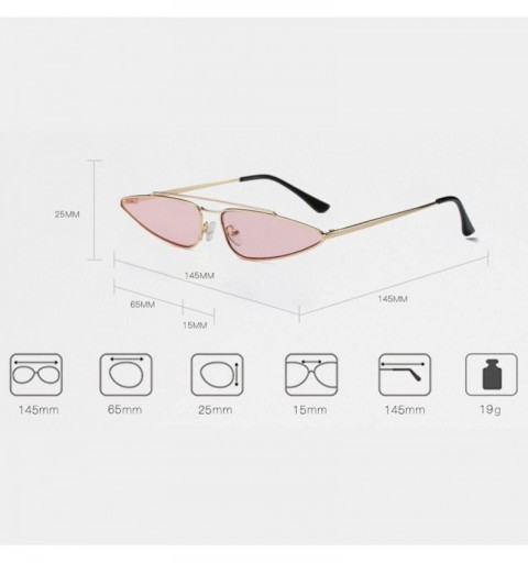 Goggle Stylish Irregular Shape UV Protection for Women Men Goggles Shades Eyeglass - Pink - CQ18G846SXS $9.91