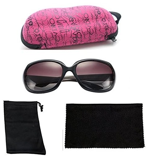 Oversized Women's Oversized Polarized Sunglasses 100% UV Blocking Vintage Sun Glasses - White - C418E3E0U0Z $10.77