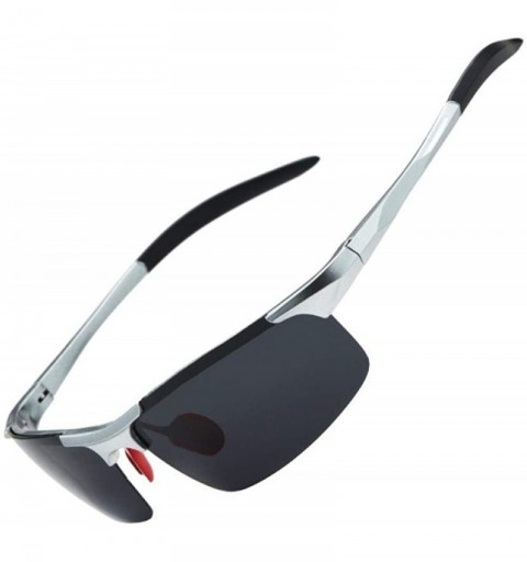 Square Sunglasses Classic Vintage Square Frame Polarized UV400 Outdoor Driving Sun 1 - 2 - CI18YKTN9QG $9.94