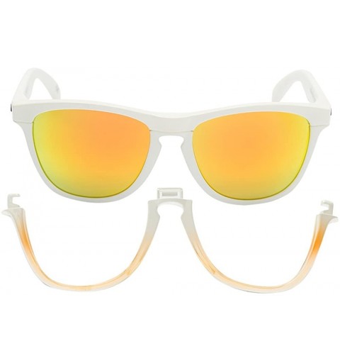 Wayfarer Fully Interchangeable & Customizable Sunglasses UV400 Non-Polarized & Polarized Lens - Additional parts included - C...