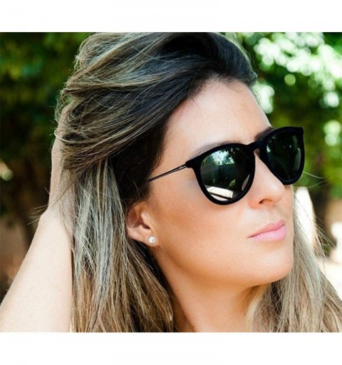 Round sunglasses for women Men Metal Round Shades Male Sun Glasses Women - C2-g15-lens - C918WZSR4QX $33.58