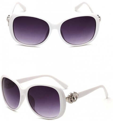Goggle Fashion UV Protection Glasses Travel Goggles Outdoor Sunglasses Sunglasses - White - CN18S58WLUM $8.13
