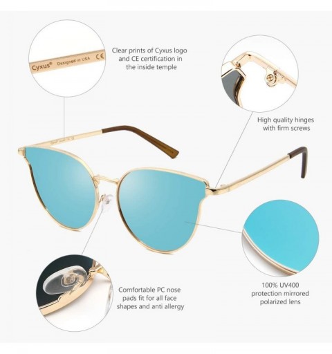 Oval Vintage Polarized Sunglasses Fashion Cat Eye Sun Glasses for Driving Fishing Outdoor Sun Eyewear Women/Men - C818OREMGKY...
