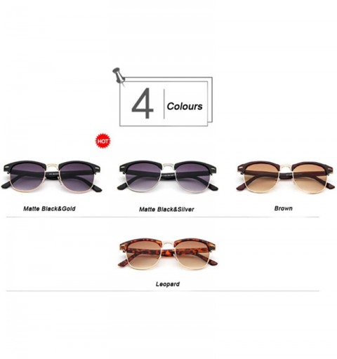 Sport UV400 Protection Classic Sunglasses for Men Women 2 Pack CS-RE011 - Gold+turtle - CL18ZLHSUZW $10.38