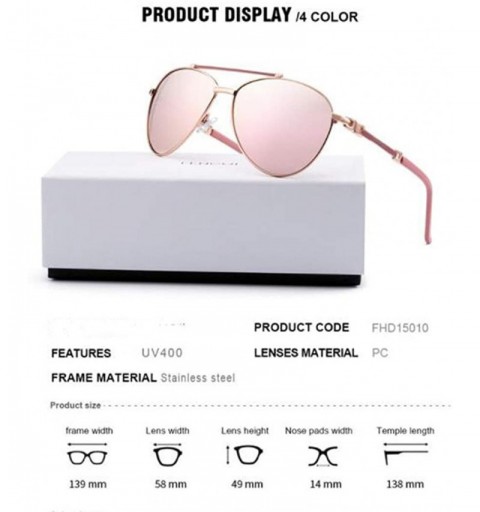 Aviator Women's PC material frame sunglasses - go out to take a stylish sunglasses - C - CY18RW3R29Q $53.18