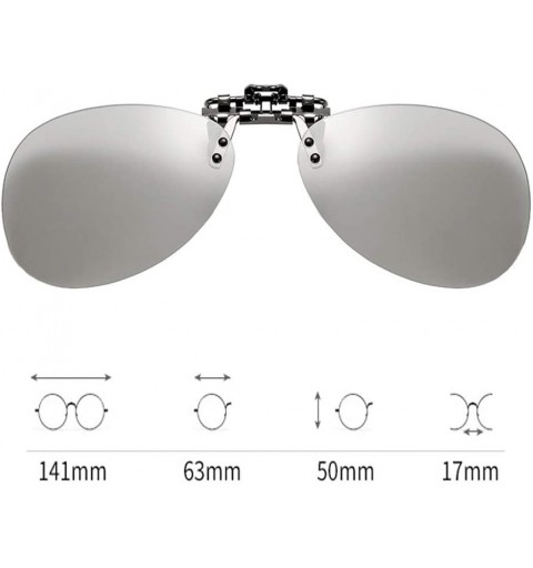 Rimless Sunglasses Rectangle Protection Anti Glare - C318AZTI9N2 $21.22