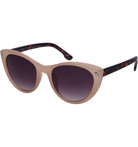 Cat Eye Women's Cat Eye Sunglasses with Gradient Lens 32087-AP - Light Brown - CD12N9HTJ9N $9.53