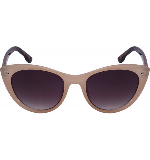Cat Eye Women's Cat Eye Sunglasses with Gradient Lens 32087-AP - Light Brown - CD12N9HTJ9N $9.53