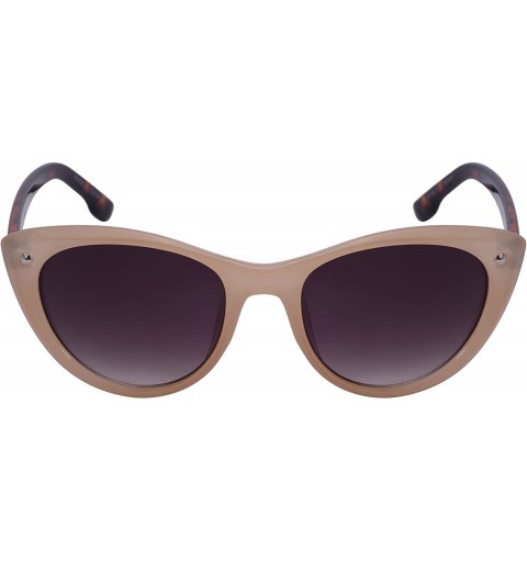 Cat Eye Women's Cat Eye Sunglasses with Gradient Lens 32087-AP - Light Brown - CD12N9HTJ9N $9.53